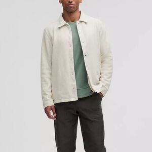 Lululemon Fleece Classic Overshirt Men's Cream Jacket
